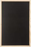 Zwart alevar Zwart krijtbord 40 x 60 cm met houten frame