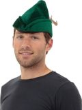 Bristol Novelty Ltd Bristol Novelty Unisex Adults Robin Hood Soft Felt Hat (Green)