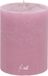 Rasteli Luz Your Senses Kaars Stompkaars Paars-Roze D 10cm H 13 cm