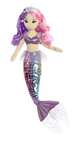 Aurora World Sea Sparkles Pastelzee Pluche - 46 cm - Iris