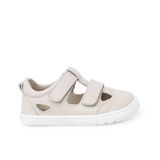 Pisamonas Sandales Barefoot Double Fermeture Nappa Garçon Taille 28 Couleur Écru