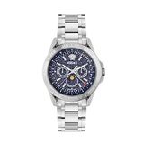 Versace Heren Multi Dial Zwitsers Quartz horloge met roestvrij stalen band VE0K00125