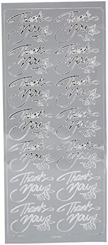 Anita's Scrapbooking Stickers - Zilver - Eenheidsmaat - 5038041923274