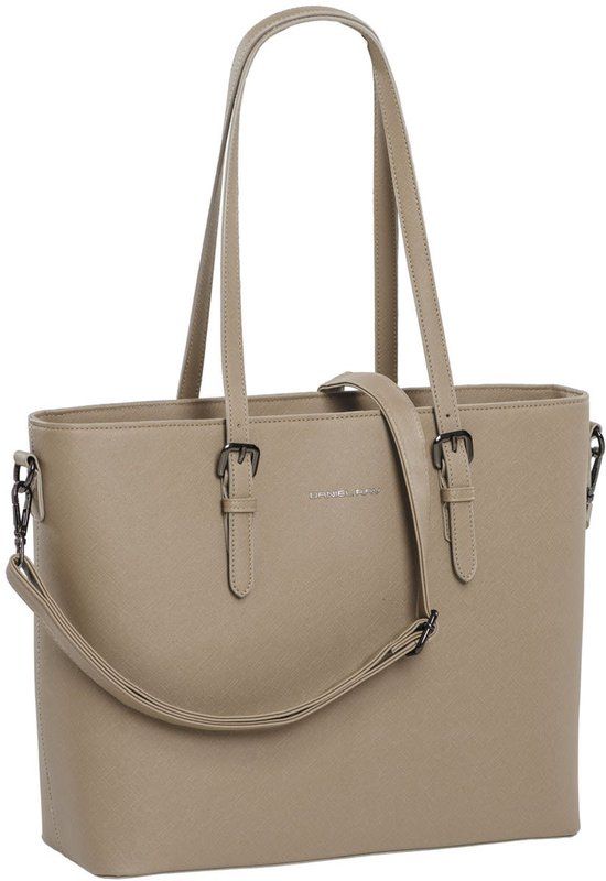 Daniel Ray Lithgow Shopper Laptoptas tot 15.6 inch - Beige