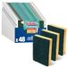 SPONTEX Super Efficiënte Sponzen - 48 groene schuursponzen (16 verpakkingen van 3)