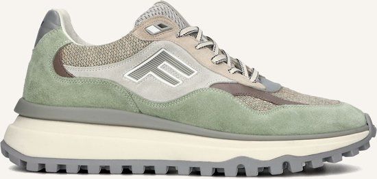 Floris van Bommel Sfm-10238 De Gripper Sneakers - Suède - Heren - Groen - Maat 40