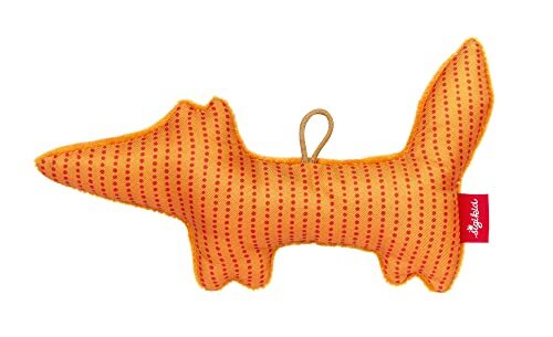 Sigikid Grijpling Vos, RedStars babyspeelgoed met rammelaar: grijpen, ontdekken, spelen, voor baby's vanaf de geboorte, art.nr. 42897, oranje 18 cm