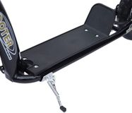 HOMCOM Trottinette pour enfants - Réglable en hauteur avec frein à main et frein au pied - Noir