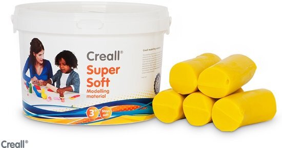 Creall Supersoft Klei geel