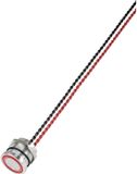 TRU COMPONENTS 649955 PS193P10Y01R24L Bouton poussoir piézo Rouge (Ø) 22 mm 1 pièce(s)