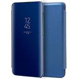 Cool Huawei Cool Flip Cover voor P30 Pro Clear View Blauw
