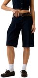 Guess Jeans Classic Pleated Korte Broek Blauw W25 Vrouw