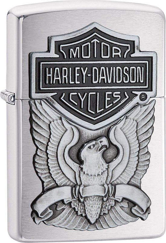 Zippo Harley Davidson Eagle Emblem Aansteker - Navulbaar