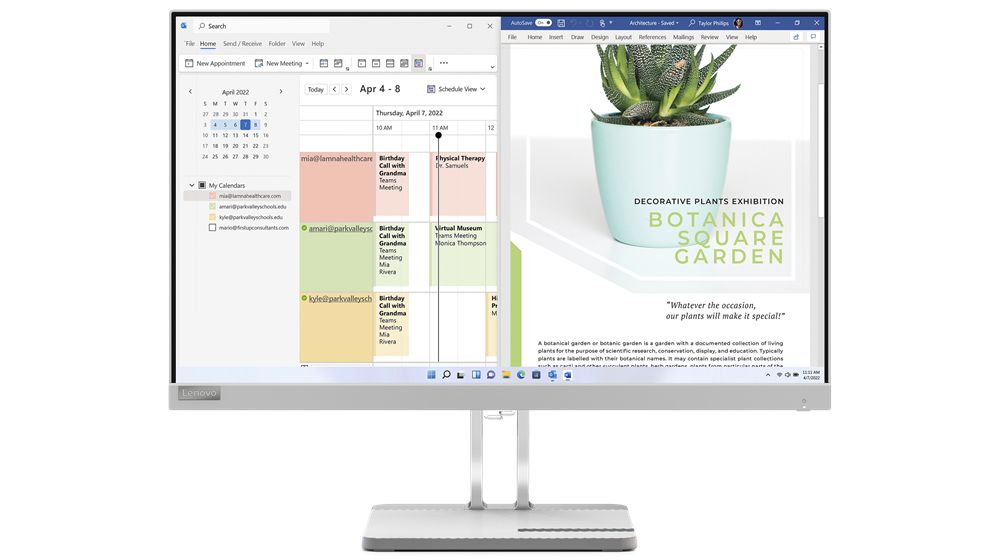 Lenovo L24e-40 23.8" Full HD Monitor | 100Hz | AMD FreeSync
