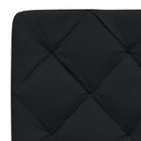 vidaXL Hoofdbordkussen 140 cm stof zwart