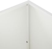 vidaXL Jardinière blanc 80 x 40 x 40 cm Acier laminé à froid