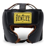 Benlee Tyson Hoofdbescherming van leer, zwart, S/M