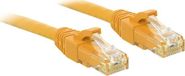 LINDY 48065 RJ45 Netwerkkabel, patchkabel CAT 6 U/UTP 5.00 m Geel 1 stuk(s)