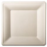 Papstar Kartonnen borden hoekig, wit, 26 x 26 cm, 50 stuks