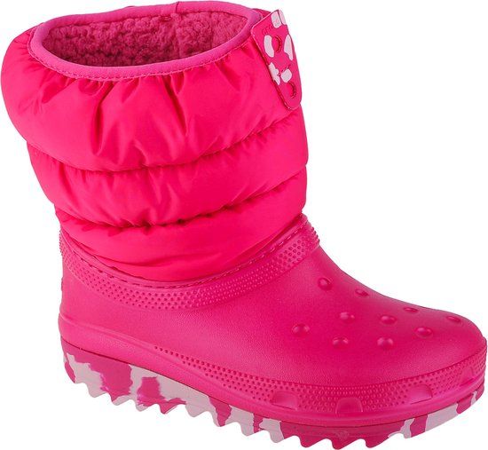 Crocs Classic Neo Puff Boot Kids - Roze - Maat 29/30