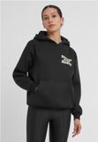 Miss Tee - Dreams Over Reality Fluffy Hoodie/trui - Zwart - 4XL