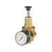 Riegler Drukregelaar DRV 200, standaard uitvoering, niet terugstuurbaar, incl. manometer, G 1/4, regelbereik 1,5-8 bar, PE max. 25 bar.