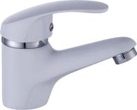 StarTech Wasbakmengkraan - Éénhendelmengkraan, 1-gatsmontage - Warm en koud water - Keramische cartridge - Messing behuizing - Bovenop te monteren - Uitloophoogte 4,5 cm - Wit