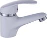 StarTech Wasbakmengkraan - Éénhendelmengkraan, 1-gatsmontage - Warm en koud water - Keramische cartridge - Messing behuizing - Bovenop te monteren - Uitloophoogte 4,5 cm - Wit