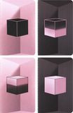 Moleskine X Blackpink Cahiers (4er-Set), P/A6, blanko, dekoriert