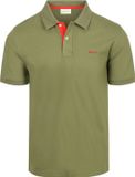 Gant Contrast Piqué Poloshirt Herb Groen - Maat M - Heren