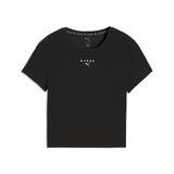 PUMA Shirt zwart / wit