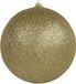Othmar Decorations Kerstbal - groot - goud - D18 cm - kunststof - glitter afwerking