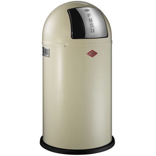 Wesco Pushboy Prullenbak 50 L - Amandel