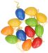 Merkloos / Sans marque Cepewa Paaseieren - 12 stuks - 5 cm - Kunststof - Multicolor