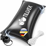 Coussin d'hiver pour piscine - 2 x 4 m - Avec corde de 12 m - Kit de réparation