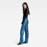G-Star Viktoria High Straight Wmn Dames Jeans Luna Blue Metal Coating