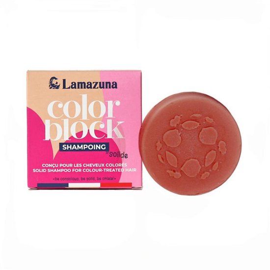 Shampoing Lamazuna Shampoo bar color-treated hair color block 70 Gram