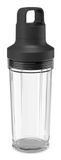 KitchenAid 5KSBRJA16BM Accessoire blender Zwart, Transparant Plastique 0,473 l