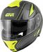 GIVI X.21 Challenger Shiver, casque modulable, noir mat/jaune, taille S (56)