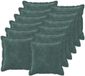 vidaXL - Kussensloop - 12 stuks - HOUTEN - Zee - blauw - 45 x 45 cm