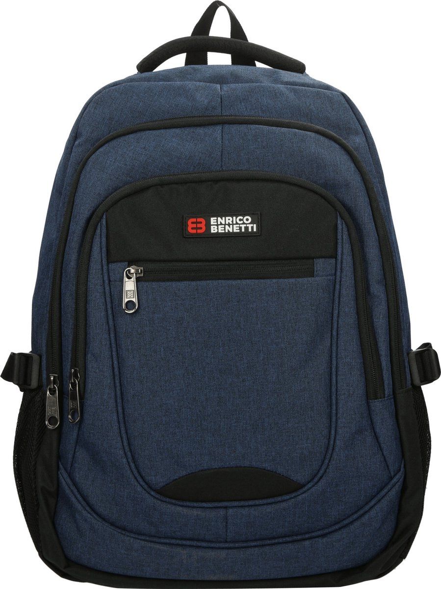 Enrico Benetti Hamburg 62125 Laptoprugzak 17 inch - Blauw