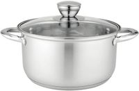 Florina Matteo RVS Pan 4,4L met Deksel - 22cm - Geschikt voor Inductie