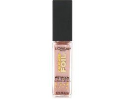 L'Oréal Paris Crushed Foil Metallic Lipgloss - 15 Luster