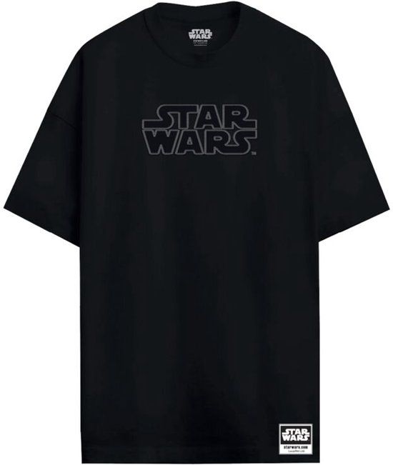 Star Wars Logo Heren T-shirt - zwart - XXL