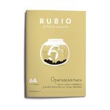 Merkloos Rubio Wiskundeschrift Nº 6A A5 Spaans 20 Lakens (10 Stuks)