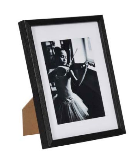 Henzo Viola Single Picture Frame - Black - Wood - 9 x 13 cm