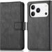 imoshion Hoesje - Geschikt voor Apple iPhone 17 Pro - Luxe Bookcase - Zwart