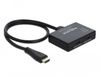 DeLOCK 87747 - HDMI Splitter - 1x HDMI In - 2x HDMI Out - 4K - Zwart