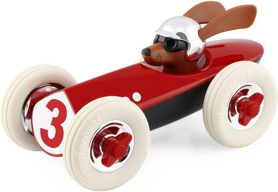 Playforever auto Rufus Patrick - Wit/Rood - 2019