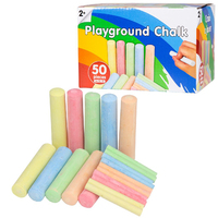 Van der Meulen Stoepkrijt 50 Stukjes - Meerkleurig